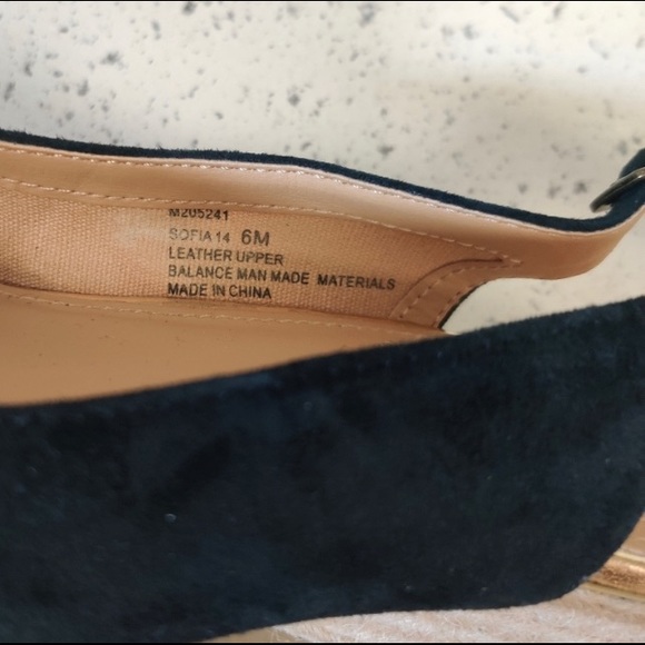 Wear all day comfy Me too Sofia pointed Suede sling back sz 6M - Picture 3 of 3